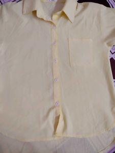 Yellow Button-Down Shirt