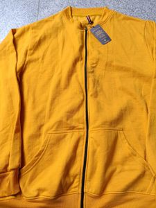 Stylish Yellow Men&#39;s Jacket