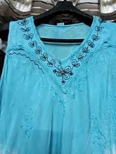 Umbrella Style Sleeveless Kurti