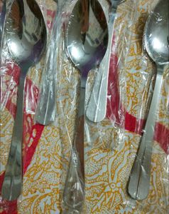 Stainless Steel Spoons - Set of 6