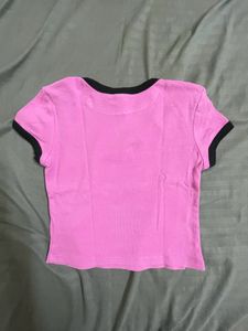 Lil pink baby tee