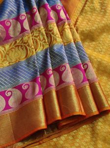 Bridal korvai kanchipuram Silk Saree