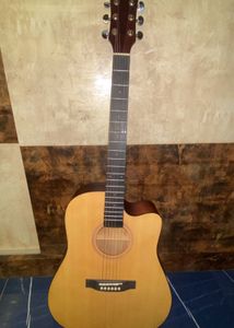 Acoustic Guitar With Bag And Picks