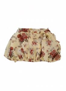 Floral Print Mini Skirt