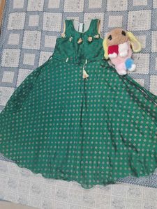 Green Girls Dress
