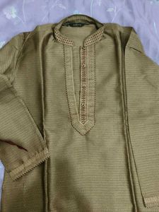 Red and Golden Kurta Pant stalk se