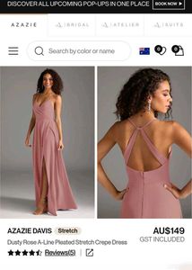 Elegant Mauve  Azazie Dress(A4)