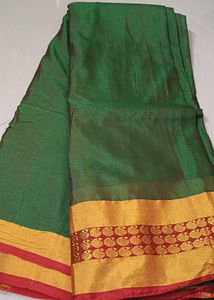 Ethinic Elegant Green Saree