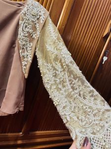 Women Net Embroidered Top