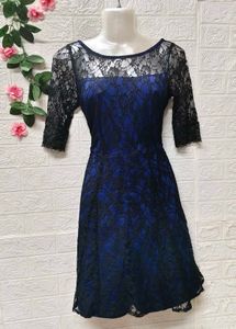 Size ES/S 🎁Buy 2 Get 1 Free 🎁,Lace Overlay Dress