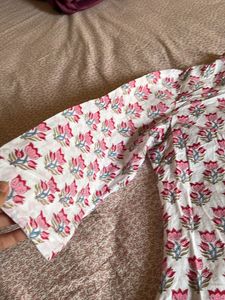 Floral Print Cotton Top