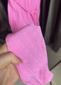 FOREVER NEW Pink Ruffled Midi Dress | M size