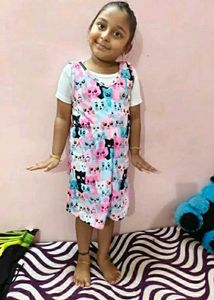 Cute Cat Print Dress