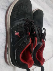 Sparx Running Shoes - Black &amp; Red