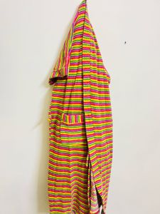 Colorful Striped Robe