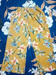 Floral Print Palazzo Pants