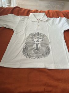 White colour T-shirt for boy  5-7