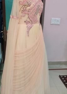 Elegant Peach Gown