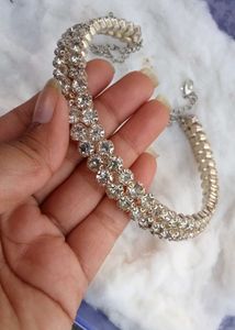 Sparkling Rhinestone Choker Necklace