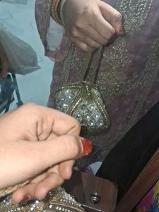 Elegant Beaded Potli Bag My Wedding Beg