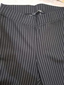Striped Black Pants