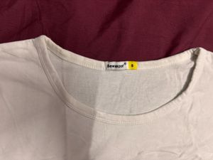 Plain White 3/4th Sleeve T-shirt