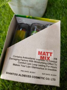 Green Tea Extract Matte Lipstick Combo