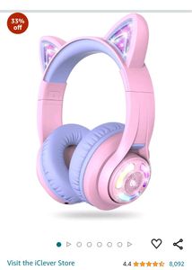 Iclever Bluetooth And Wired Headphone