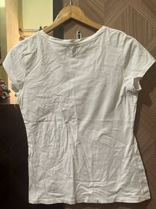 White Basic Tee