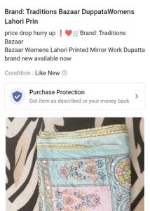 Brand New Dupatta Band Pant With Kurta
