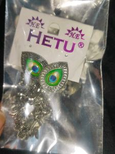 Peacock Drop Earrings