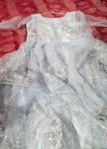 Sparkling Blue Princess Dress