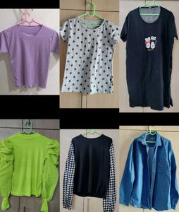 WOMEN'S ASSORTED TOP-6 PCS