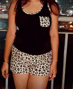 Leopard Print Nightsuit Set Savana/H&M/Zara