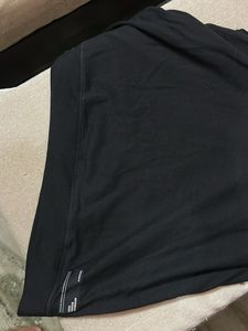 Black Sleeveless Hoodie
