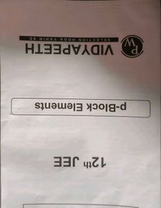 Pw Vidyapeeth JEE Physics Maths And Chemistry Dpp