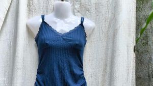 20296. Blue Bodycon Mini Dress