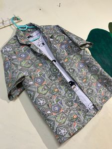 Printed Boxy Top / Overshirt