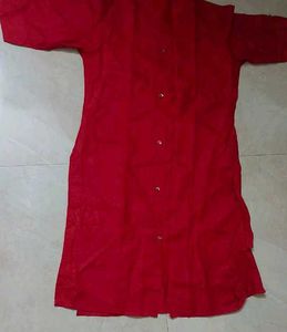 new woman Elegant Red &amp; Black Kurta combo