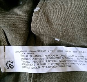 Zara Olive Green Tiered Tie Neck Dress
