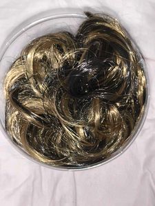 Blonde Highlight Hair Bun