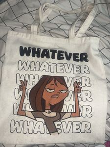 Cartoon Print Tote Bag