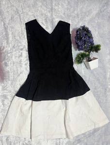 Black And White Midi Dress