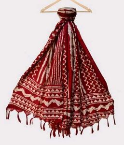 Red Dupatta By Laksh