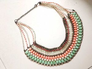 Beaded Statement Necklace