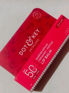 Dot& Key Lip Balm Pink Shade With Spf50 ( Lip Sunscreen)