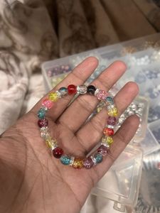 Colorful Beaded Bracelet with spacer