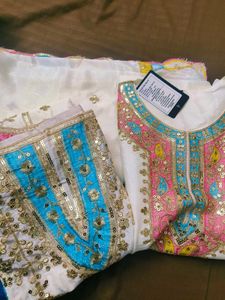 Elegant Embroidered Kurta Set new with tag