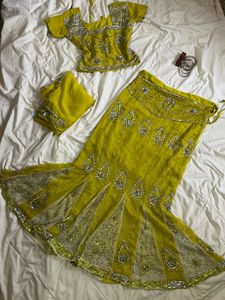 y2k Bollywood beaded vintage Lehenga choli
