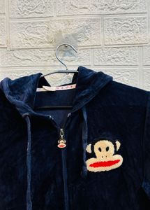 🇦🇺 Paul Frank Imported Velour Hoodie